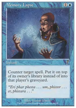 Memory Lapse ~ Seventh Edition [ Excellent ] [ Magic MTG ] - Image 2