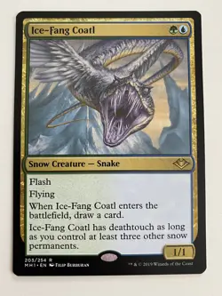 MTG Ice-Fang Coatl (203) *Non-Foil* Base Rare Modern Horizons MH1 NM/MT Cmb Ship - Image 3