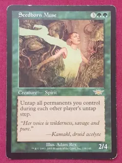 Magic The Gathering LEGIONS SEEDBORN MUSE green card MTG - Image 1