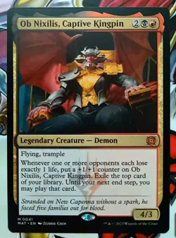 MTG Ob Nixilis, Captive Kingpin - March of the Machine The Aftermath - Near Mint - Image 1