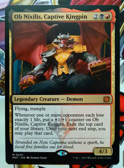MTG Ob Nixilis, Captive Kingpin - March of the Machine The Aftermath - Near Mint - Image 2