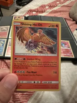 Shining Hoâ€‘Oh SM70 â€“ Sun & Moon Black Star Promo Holo â€“ Near Mint PokÃ©mon Card - Image 1