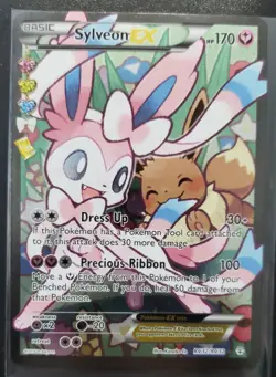Sylveon EX RC32/RC32 Full Art Generations Radiant Collection NM Pokemon Card TCG - Image 1