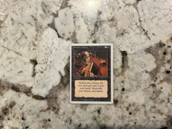 Demonic Tutor Mtg - Magic the Gathering Demonic Tutor Revised Played - Image 1