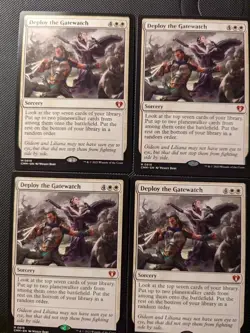 4x Deploy the Gatewatch - Commander Masters (CMM) - (Near Mint NM) Unplayed x4 - Image 1
