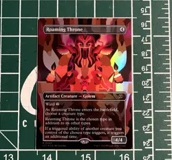 Roaming Throne - Foil Extended Art LCI NM MTG - Image 1