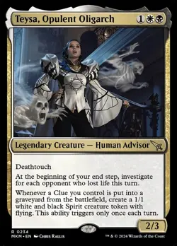 MKM TEYSA OPULENT OLIGARCH 1x Rare Magic Murders at Karlov Manor MTG NM - Image 1