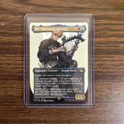 The Wandering Minstrel (Borderless) -Foil Near Mint MTG - Image 1