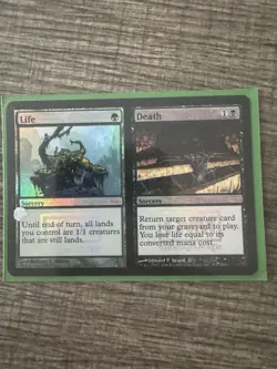 1x Life // Death - Foil FNM 2006 Light Play, English FNM Promos MTG Magic - Image 1