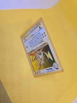 Raichu 14/62 Fossil Unlimited Holo Rare 1999 WOTC PokÃ©mon TCG Card - Image 3