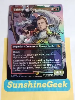 Balthier and Fran (Borderless) (0393) Final Fantasy Foil - Image 1
