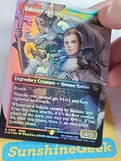 Balthier and Fran (Borderless) (0393) Final Fantasy Foil - Image 5