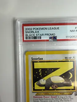 2002 Snorlax  #49 WOTC Black Star Promo Pokemon Trading Card Game TCG PSA 8 - Image 2