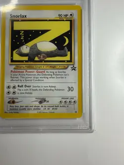 2002 Snorlax  #49 WOTC Black Star Promo Pokemon Trading Card Game TCG PSA 8 - Image 4