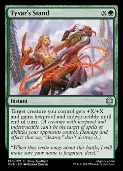 Tyvar's Stand Light Play, English Magic the Gathering MTG Phyrexia: All Will Be - Image 1