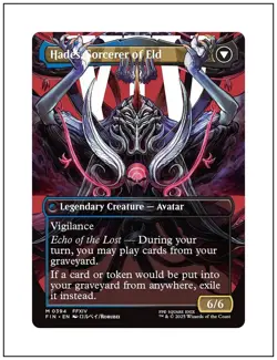 1x Emet-Selch, Unsundered, Borderless Art, Final Fantasy, MTG NM - Image 2