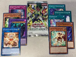 Yu-Gi-Oh Duelist's Advance 1st Ed. Common & Super Rare TCG Card - Qty 9 - Image 1