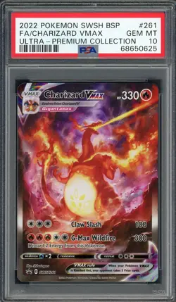 PSA 10 Charizard VMAX Ultra Premium Collection SWSH261 Holo Pokemon Card B28 - Image 1