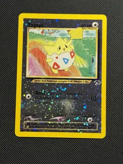Togepi 4/18 Southern Islands Reverse Holo Promo Pokemon Card WOTC Vintage RARE - Image 1