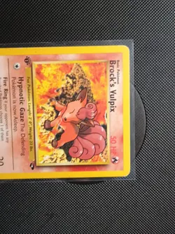 Brock's Vulpix 37/132  LP Gym Challenge First Edition, Vintage Pokemon Cards - Image 2