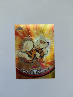 Pokémon Topps Chrome 2000 TV #59 Arcanine Spectra Holo Vintage Trading Card - Image 1