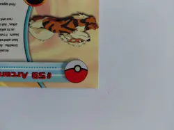 Pokémon Topps Chrome 2000 TV #59 Arcanine Spectra Holo Vintage Trading Card - Image 9