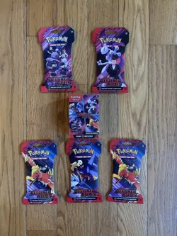 Pokémon Destined Rivals 6-Pack Booster Bundle, And 5 Sleeved Booster Packs - Image 6