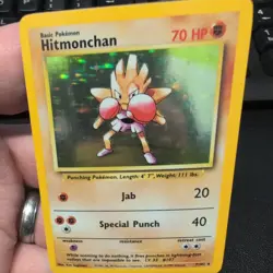 Hitmonchan 7/102 Holo 1999 WOTC Pokémon TCG Card Base Set - Image 15