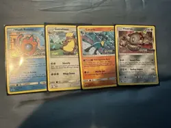 Pokemon Set of 4 Ultra Prism Prerelease Staff Promos - SM94 SM95 SM96 SM97 - Image 1
