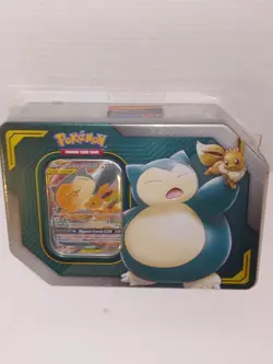 Pokemon TCG Tag Team Sealed Tin Eevee Snorlax GX Promo - Image 8