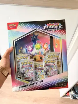 POKÉMON TCG Scarlet & Violet Prismatic Evolutions Binder Collection - IN HAND - Image 1