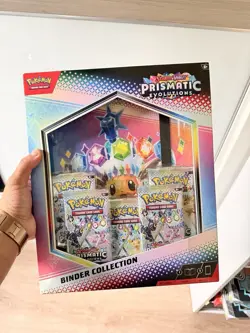 POKÉMON TCG Scarlet & Violet Prismatic Evolutions Binder Collection - IN HAND - Image 2