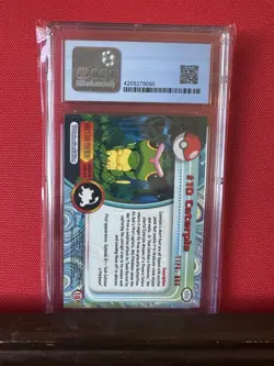 Caterpie Pokémon Topps (1999) Series 1 - 10 First Print CGC 9 - Image 2
