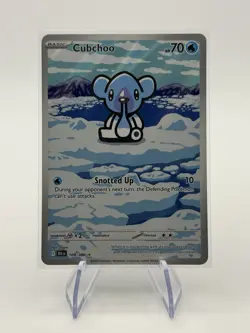 2025 Pokemon TCG - Black Bolt Cubchoo 109/086 Illustration Rare - Image 3