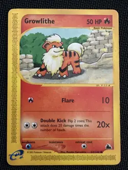 Growlithe 62/144 Skyridge Pokémon Card HP - Image 1