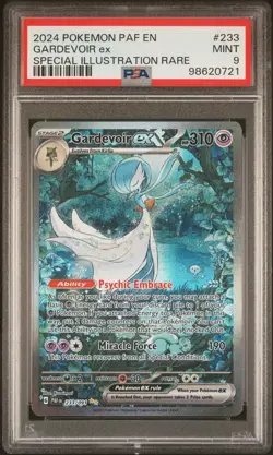 2024 POKEMON PAF EN-PALDEAN FATES SPECIAL ILLUSTRATION RARE GARDEVOIR EX PSA 9 - Image 1