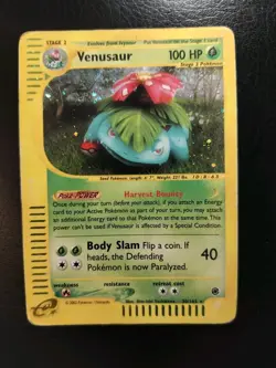 Venusaur Holo 30/165 Expedition ENG - English Pokemon Card E-Series - Image 1