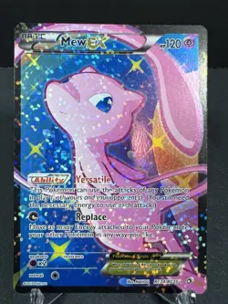 Pokemon Mew EX Full Art TCG Card RC24/RC25 Legendary Treasures Radiant Colors - Image 1