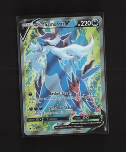 Hisuian Samurott V 176/189 Astral Radiance Full Art Holo Ultra Rare Pokemon Card - Image 6