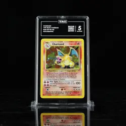 TAG 5 Charizard Base Set 4/ 102 Holo WoTC 1999 Pokemon TCG - Image 1