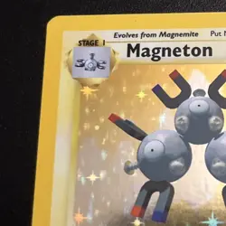 Magneton Base Set Unlimited Holo Rare Card 9/102 WOTC Vintage Pokemon TCG - Image 13