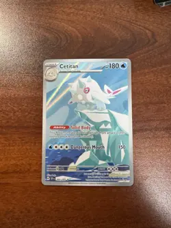 Pokemon TCG Cetitan 201/191 2024 Surging Sparks Illustration Rare Card - NM - Image 3