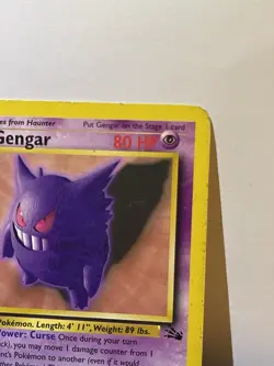 1999 Gengar 20/62 Fossil Unlimited Non-Holo Pokémon Card TCG WOTC - Image 4