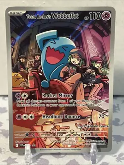 Team Rocket's Wobbuffet (Pokemon Center Exclusive) 203 Sv: Scarlet & Violet... - Image 1