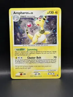 Pokémon TCG Ampharos Card Secret Wonders 1/132 Holo Rare LP/NM - Image 3