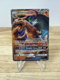 Charizard GX SM195 Sun & Moon Black Star Promo Holo Pokemon Card NM - Image 1