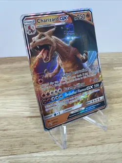 Charizard GX SM195 Sun & Moon Black Star Promo Holo Pokemon Card NM - Image 2