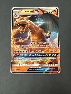 Charizard GX SM195 Sun & Moon Black Star Promo Holo Pokemon Card NM - Image 4