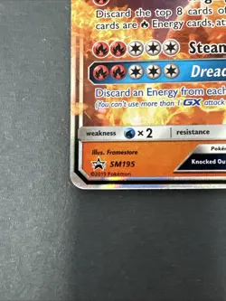 Charizard GX SM195 Sun & Moon Black Star Promo Holo Pokemon Card NM - Image 5