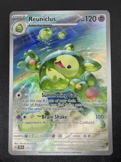 Reuniclus TEF 171/162 IR Temporal Forces Illustration Rare Card PokÃ©mon TCG NM - Image 1